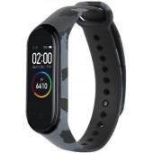 Ремешок для Xiaomi Mi Band 3/4 (Silicon) Khaki Grey