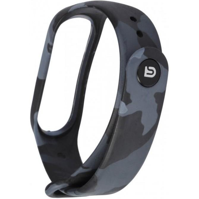 Ремінець для браслета Mi Band 3/4 (Silicon) Khaki Grey-2