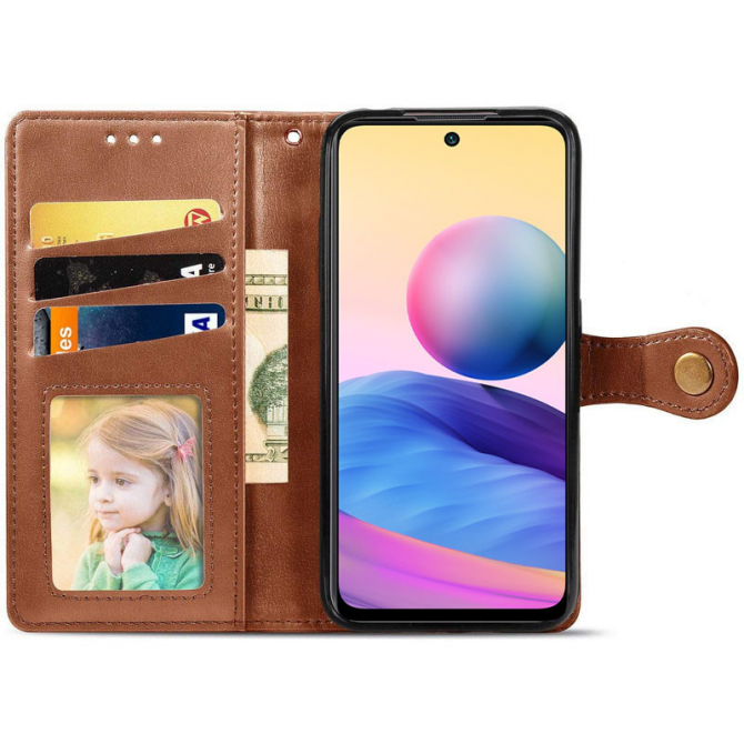 Чохол-книжка GETMAN Gallant for Samsung A15 Brown-3