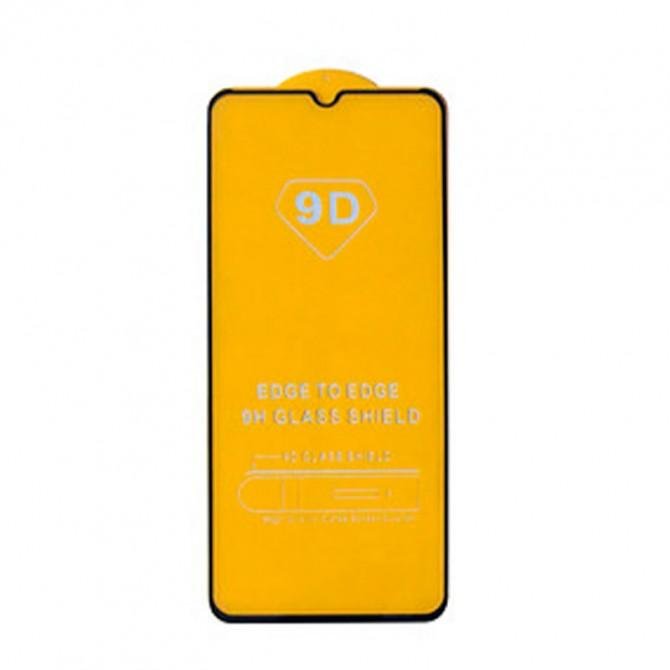 Защитное стекло для Realme 8i/Realme Narzo 50 Full Glue (0.25 мм, 2.5D, черное) ЛЮКС