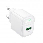 СЗУ 1USB Borofone BAS42A 18W/ QC3.0 White СЗУ 1USB Borofone BAS42A 18W/ QC3.0 White
