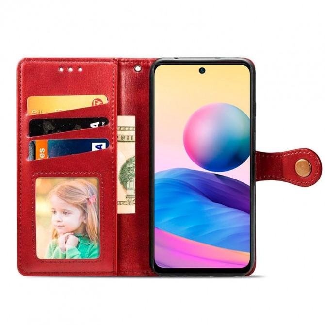 Чохол-книжка GETMAN Gallant for Xiaomi Redmi 10 Red-1