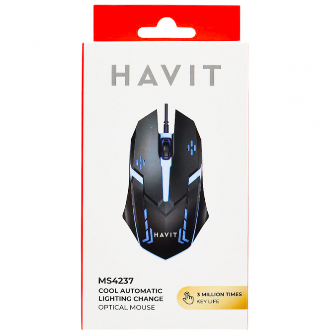 Мышь Havit HV-MS4237 USB, black-2