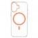 Чехол-накладка Anti-Fall для iPhone 16 Plus Transparent / Orange