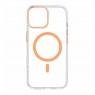 Чехол-накладка Anti-Fall для iPhone 16 Pro Max Transparent / Orange