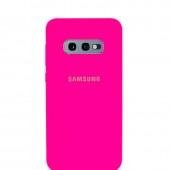 Чехол Original Soft Case Samsung G970 Galaxy S10e Малиновый FULL
