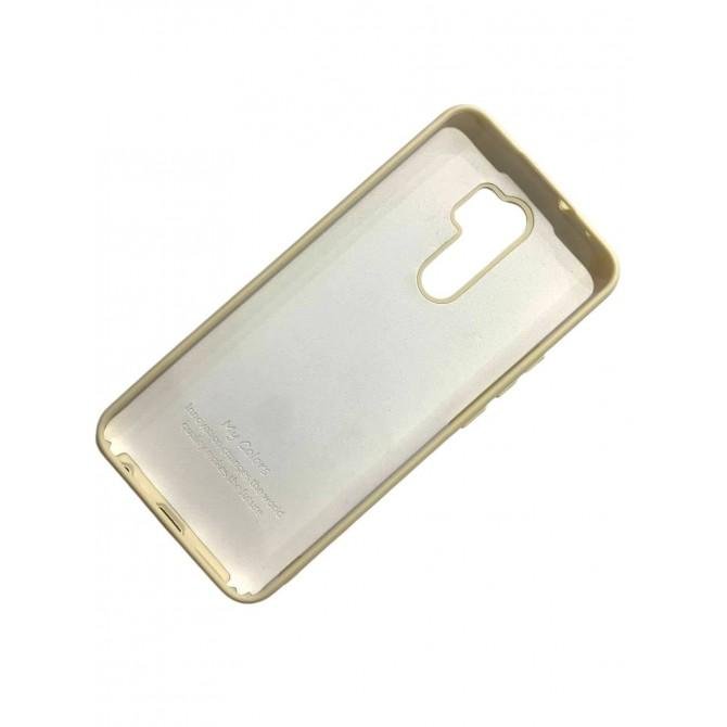 Силиконовый чехол Xiaomi Redmi 9 Молочный FULL-3