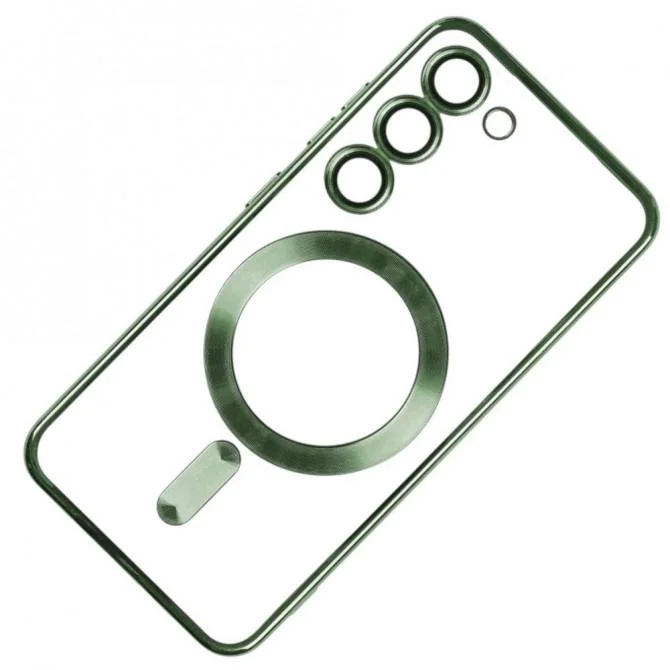 Силиконовый чехол SHINING with MagSafe для Samsung Galaxy S25 Ultra Olive-2