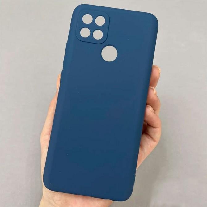 Чохол Original Soft Case Oppo A15/A15s Темно Синій FULL