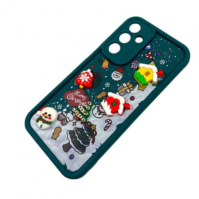 Чехол TPU Christmas Toys для Samsung Galaxy A25 5G (Green)-2