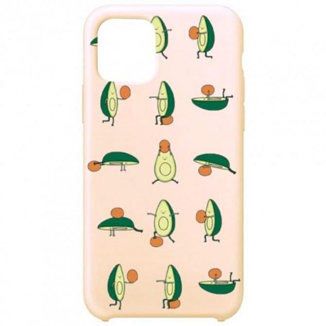 Чехол Funny Animals series для iPhone 11 Pro Max Pink Sand Avocado
