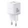 Мережевий зарядний пристрій 1USB + Type-C Baseus Palm Fast Charger 30W EU Moon White