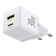 Мережевий зарядний пристрій 1USB + Type-C Baseus Palm Fast Charger 30W EU Moon White
