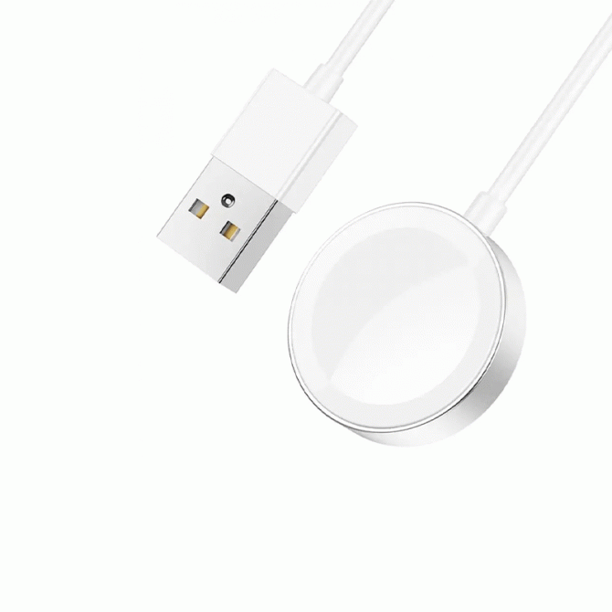 Бездротовий ЗП Hoco CW39 for iWatch USB/5V/0.35A White-1