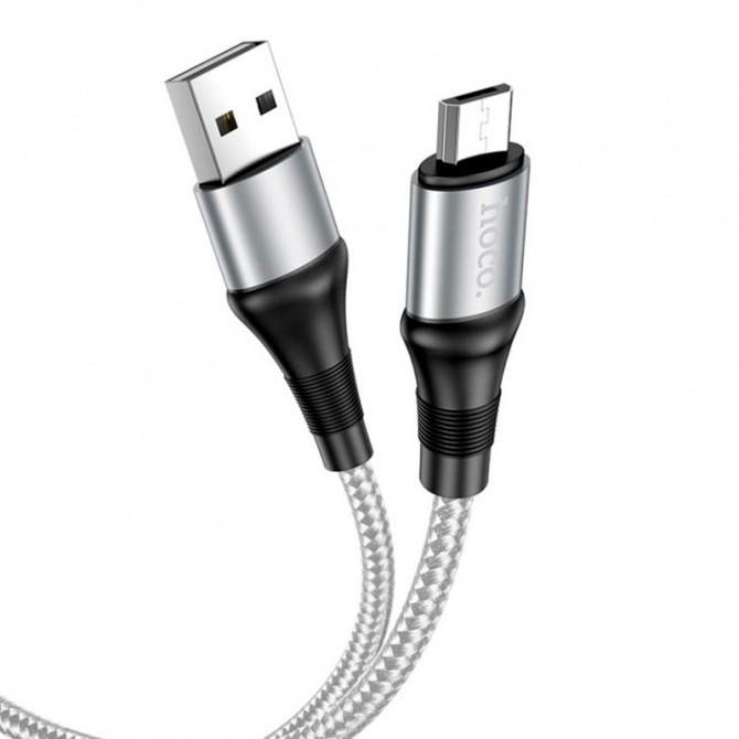 USB Кабель Hoco X50 Excellent MicroUSB Grey 1m