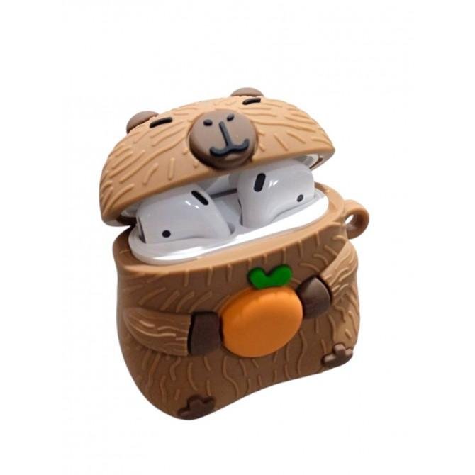 Чохол Silicone Case For Airpods Pro Animals Capybara-3
