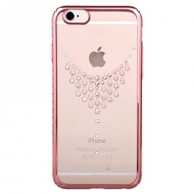 Чохол Kingxbar Diamond Series для iPhone 6 Plus Necklace Рожеве Золото-1