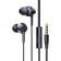 Наушники Baseus HZ11 Black with mic + button call answering + volume control
