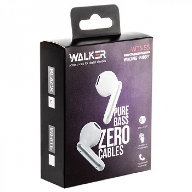 Навушники Walker WTS-55 Black-1