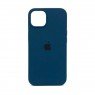 Силиконовый чехол для iPhone 14 Pro Max Abyss Blue FULL