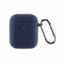 Чохол U-Like Silicone Protective Case For Airpods + Lock Dark Blue