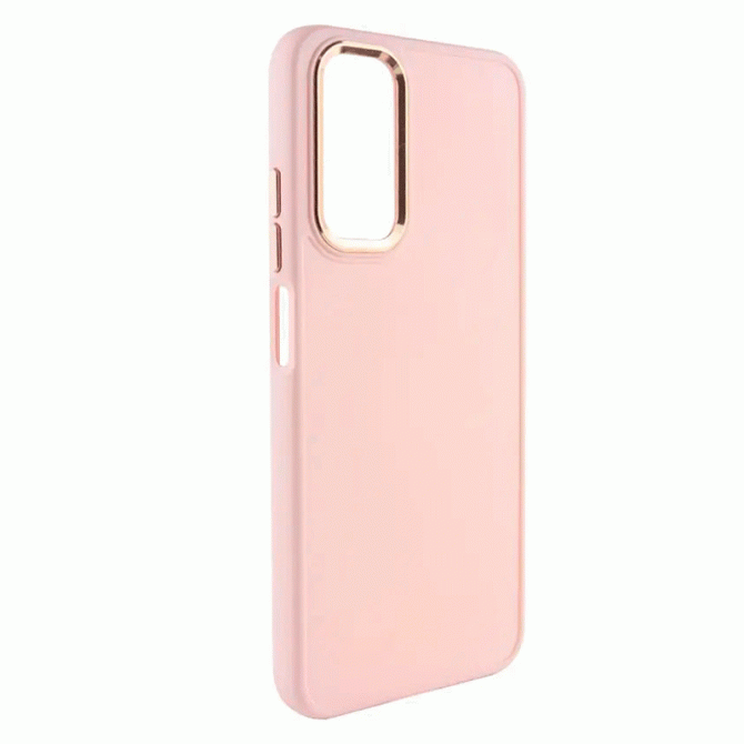 TPU чехол Bonbon Metal Style для Samsung Galaxy A14 4G/5G Розовый