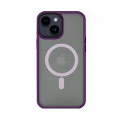 Чохол Color+MagSafe для iPhone 14 (09, Темно Фіолетовий) Чохол Color+MagSafe для iPhone 14 (09, Темно Фіолетовий)