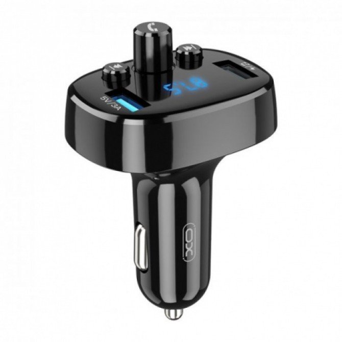 FM Modulator XO BCC-02 3.1A/2 USB Black