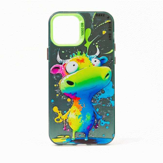 Чехол So Cool Print for Apple iPhone 15 Pro Max Cow