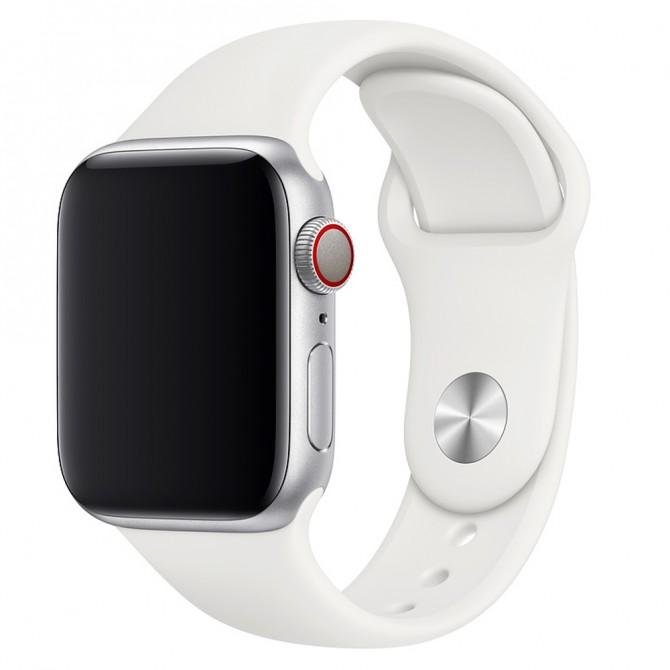 Ремешок для Apple Watch 38/40mm Sport Band White