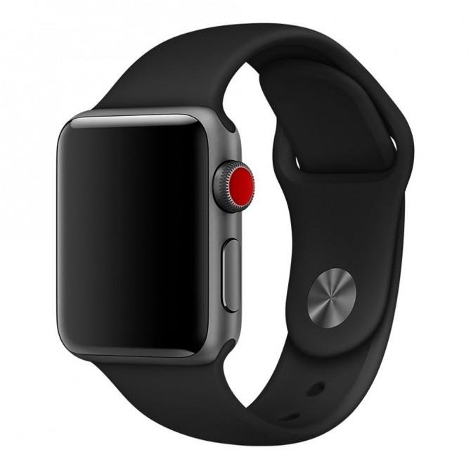 Ремінець для Apple Watch 38/40mm Sport Band Чорний
