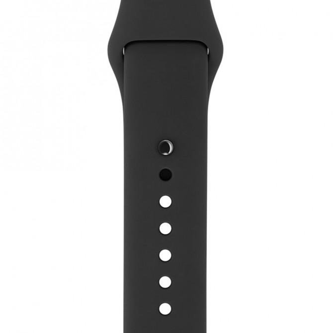 Ремешок для Apple Watch 38/40mm Sport Band Глубокий Чёрный-2