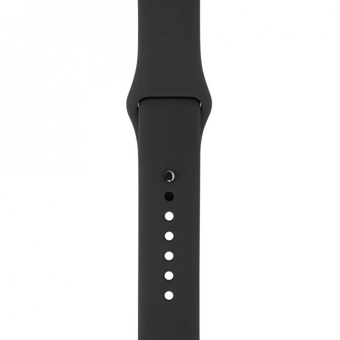 Ремешок для Apple Watch 38/40mm Sport Band Глубокий Чёрный-3