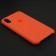 Чехол Soft Case для iPhone X Orange