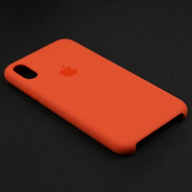 Чехол Soft Case для iPhone X Orange-3