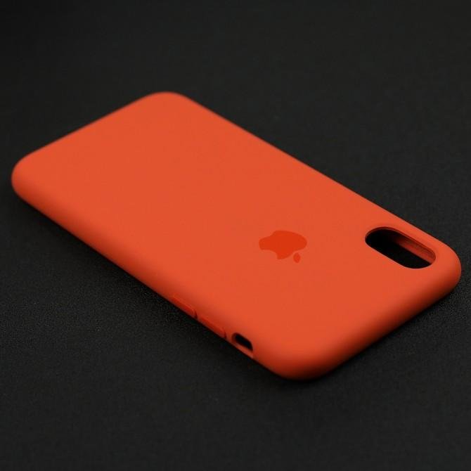 Чехол Soft Case для iPhone X Orange-4
