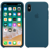 Чохол Soft Case для iPhone X Космос блакитний