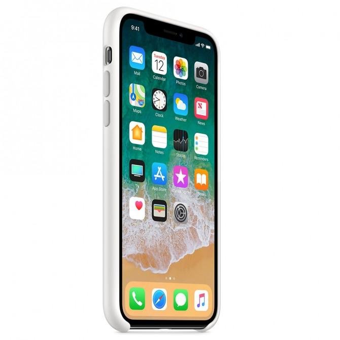 Чохол Soft Case для iPhone X Білий-3