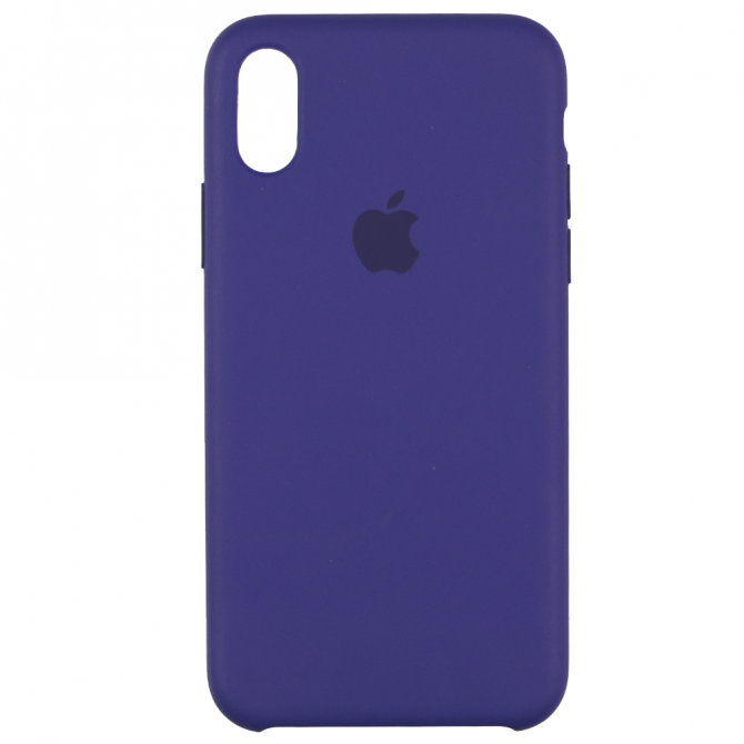 Чехол Soft Case для iPhone X Violet-1