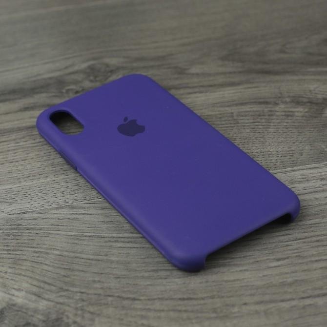 Чехол Soft Case для iPhone X Violet-3