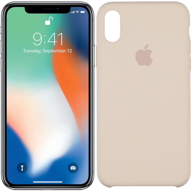Чехол Soft Case для iPhone X Pink Sand