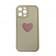Чехол 3D Heart series for iPhone 13 Pro Max Milky
