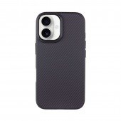 Чохол TPU+PC Carbon with MagSafe для Apple iPhone 16 (6.1 Чохол TPU+PC Carbon with MagSafe для Apple iPhone 16 (6.1