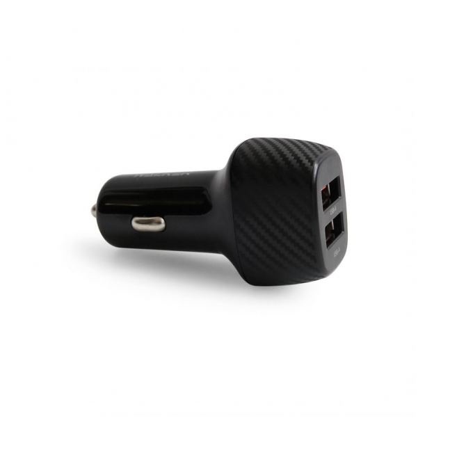 Автомобільний зарядний пристрій 2USB Walker WCR-33 QC3.0 36W Black-1