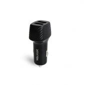 Автомобільний зарядний пристрій  2USB Walker WCR-33 QC3.0 36W Black Автомобільний зарядний пристрій  2USB Walker WCR-33 QC3.0 36W Black