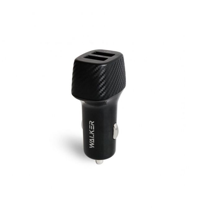 Автомобільний зарядний пристрій 2USB Walker WCR-33 QC3.0 36W Black-2