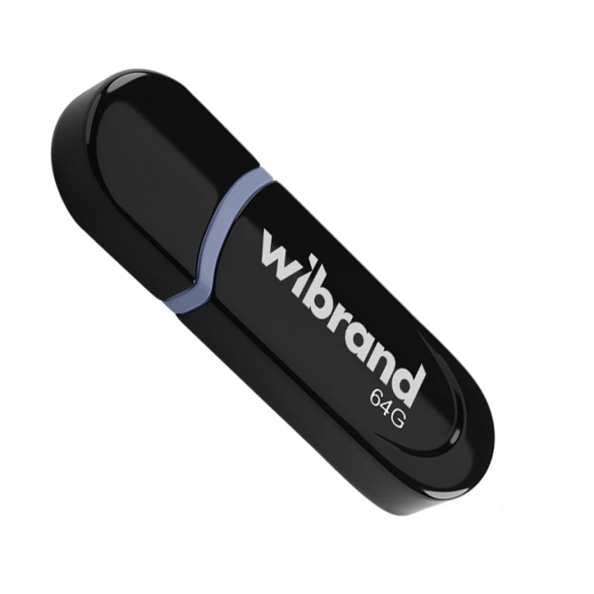 Флешка Wibrand USB 2.0 64Gb Panther Чорний