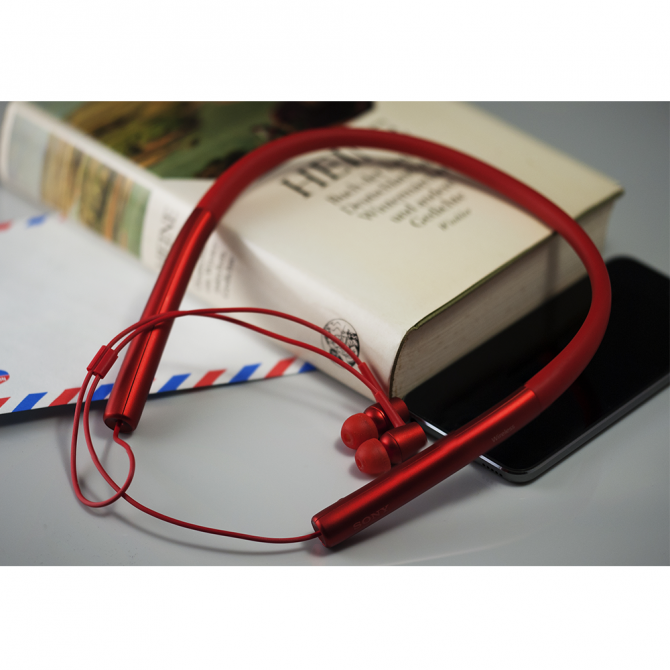 Беспроводные наушники Sony MDR-EX750BT Красный-4