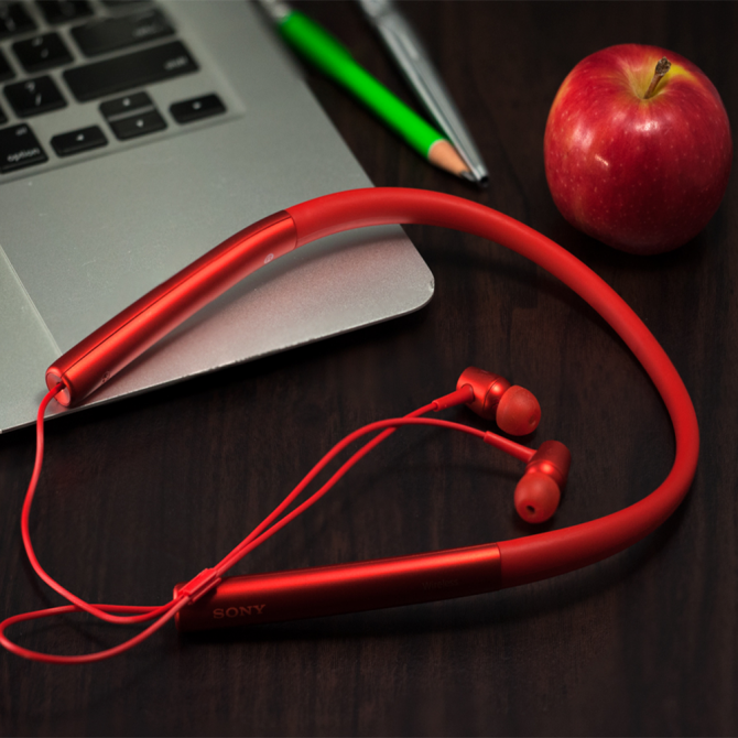 Беспроводные наушники Sony MDR-EX750BT Красный-5