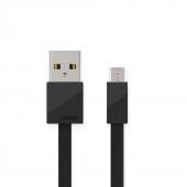 Кабель Remax Blade RC-105m MicroUSB Чорний 1m